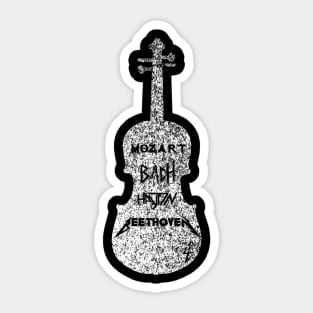 The Big Four - Classical Music (Distressed) Sticker